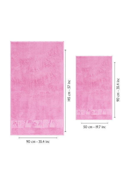 Nurpak Banyo Takımı Bambu 4 Parça 50x90-90x150