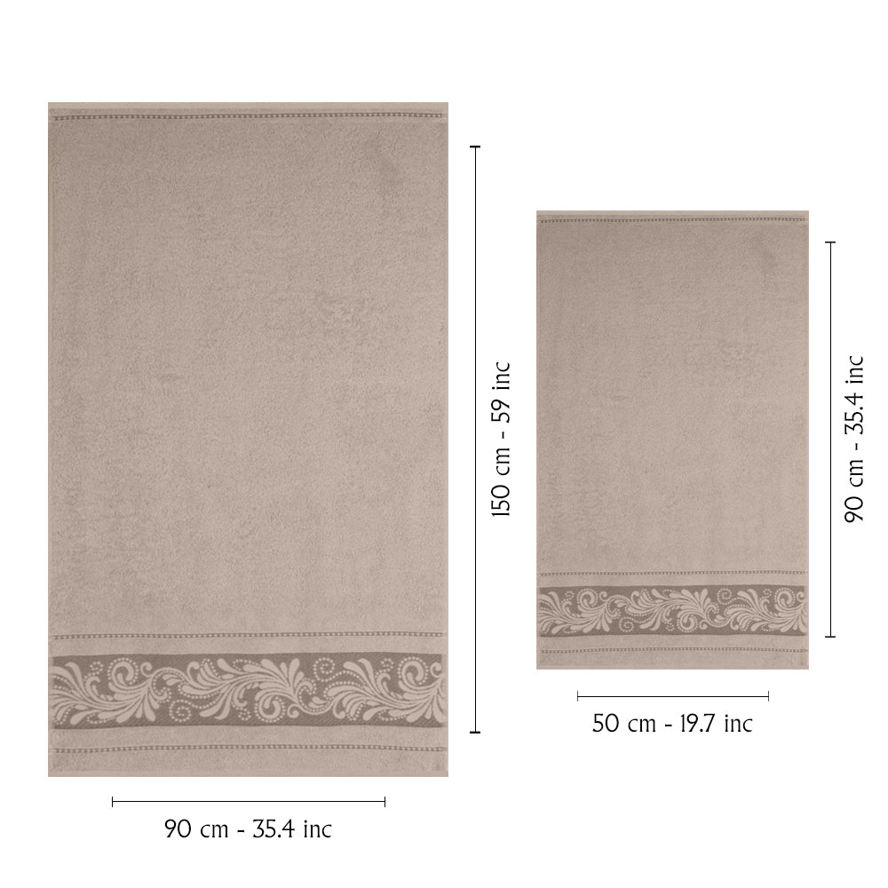 Nurpak Banyo Takımı Coşku 4 Parça 50x90-90x150