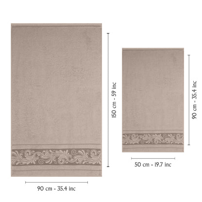 Nurpak Banyo Takımı Coşku 4 Parça 50x90-90x150