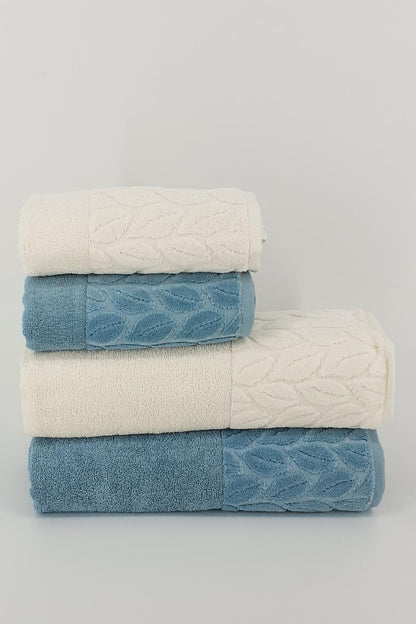 Nurpak Banyo Takımı Hazal 4 Parça 50x90-90x150