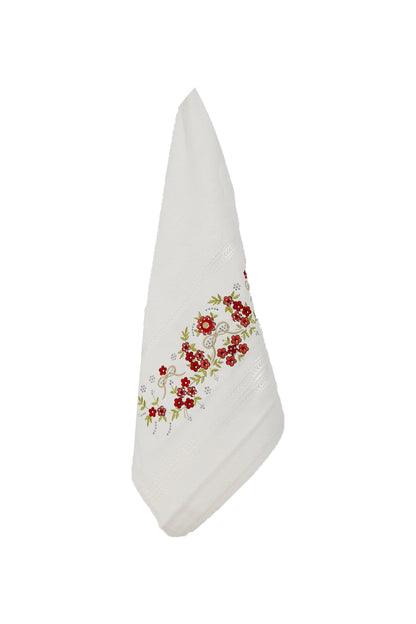 Nurpak Çisem El-Yüz Havlusu Nakışlı Taşlı 50x90