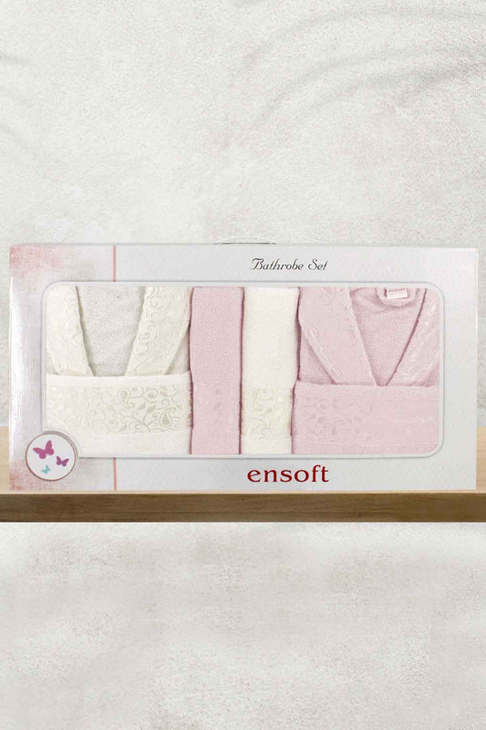 Nurpak Damla 8 Parça Aile Bornoz Seti