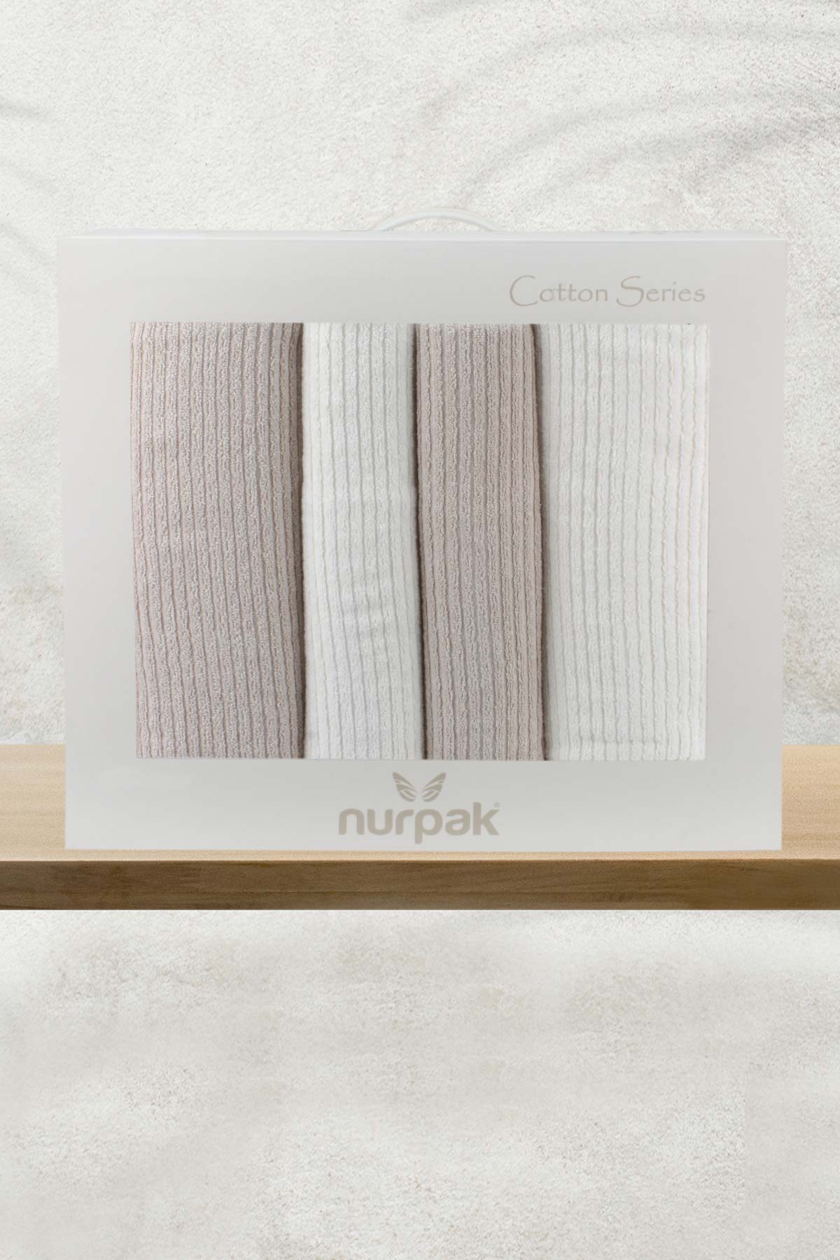 Nurpak Ekol 4 Parça Banyo Takımı 50x90 90x150