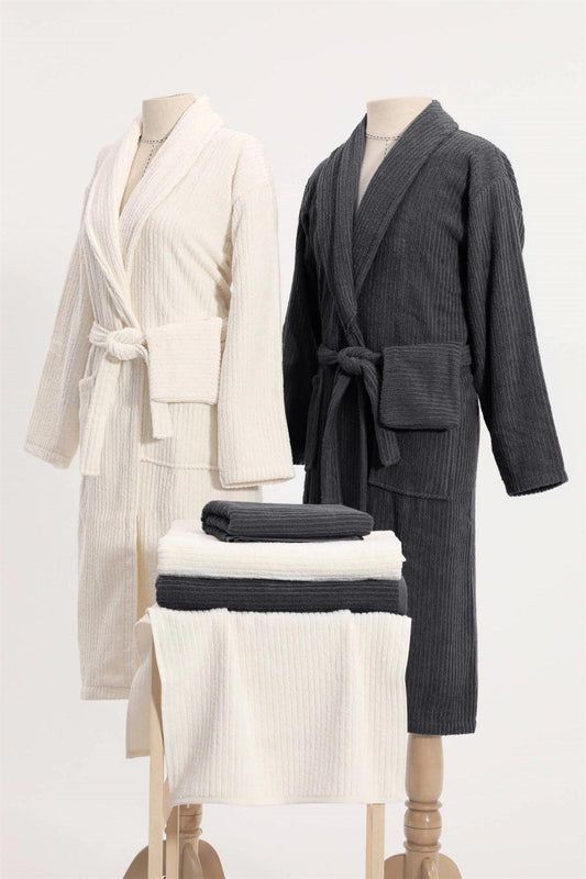 Nurpak Ekol 8 Parça Aile Bornoz Seti