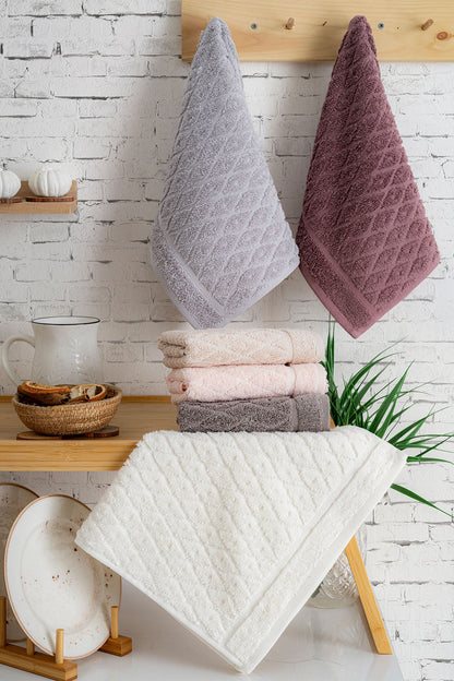 Nurpak El Yüz Havlusu Fulya Jakarlı 50x90