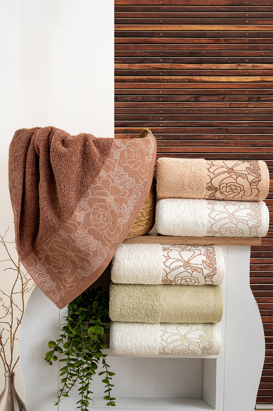 Nurpak Unisex Banyo Havlusu Flora 90x150
