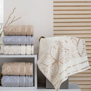 Nurpak Unisex Banyo Havlusu Yaprak 90x150