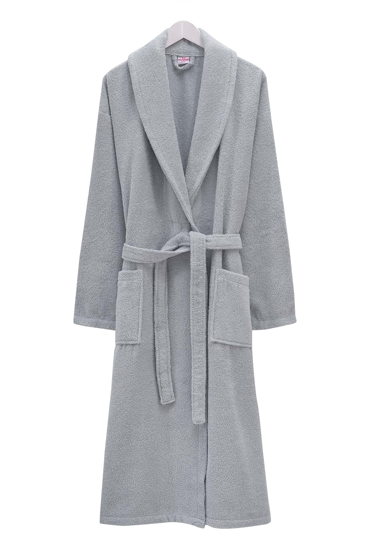Nurpak Unisex Tek Bornoz Ekol Kapüşonlu