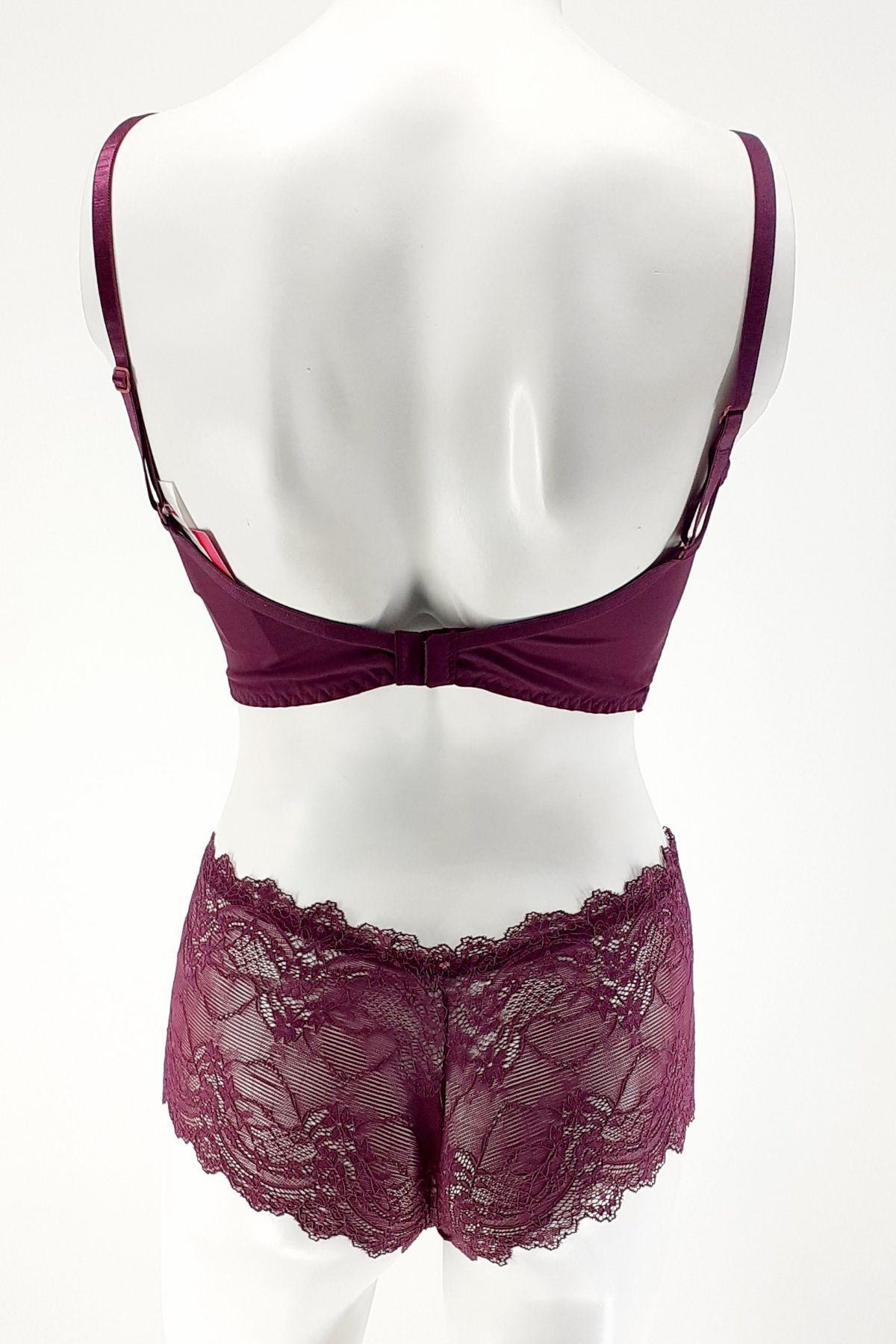 Nurteks Kadın Fantezi Destekli Sütyen ve Külot Takım