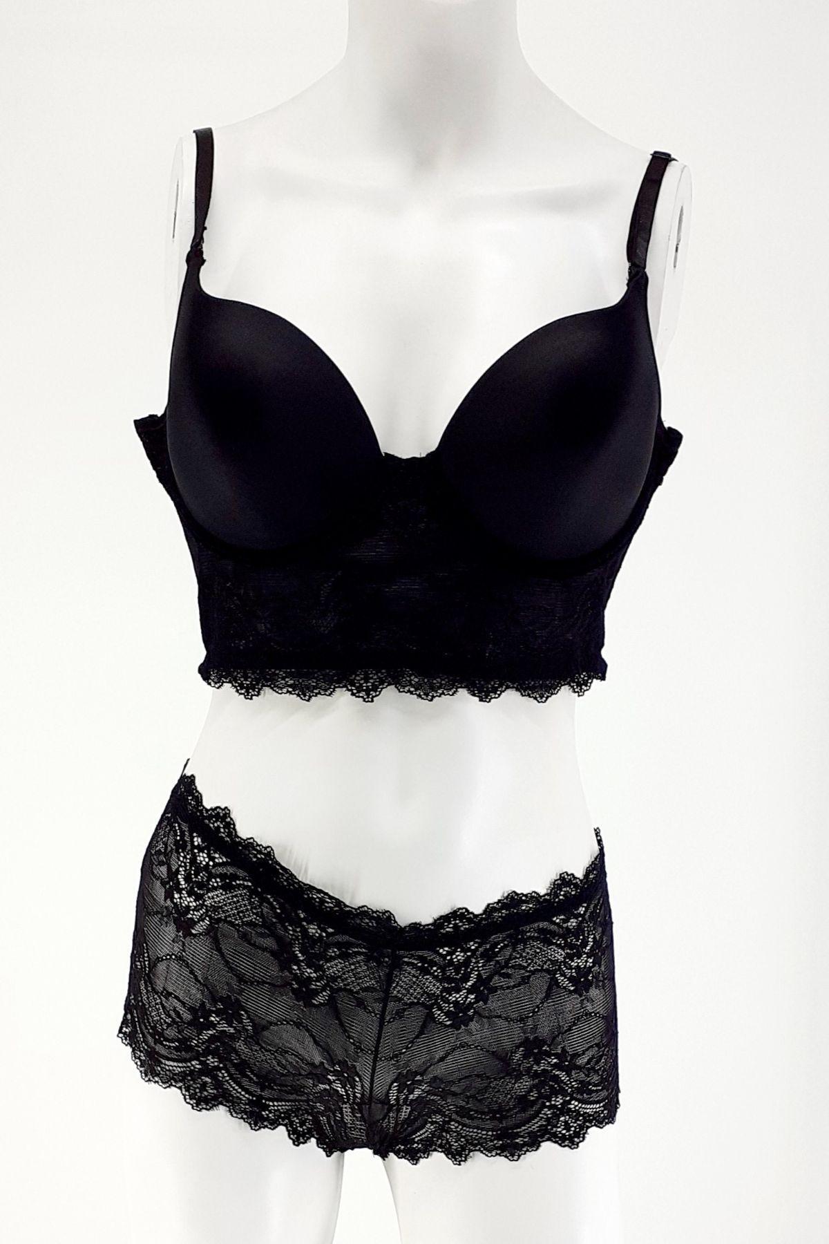 Nurteks Kadın Fantezi Destekli Sütyen ve Külot Takım