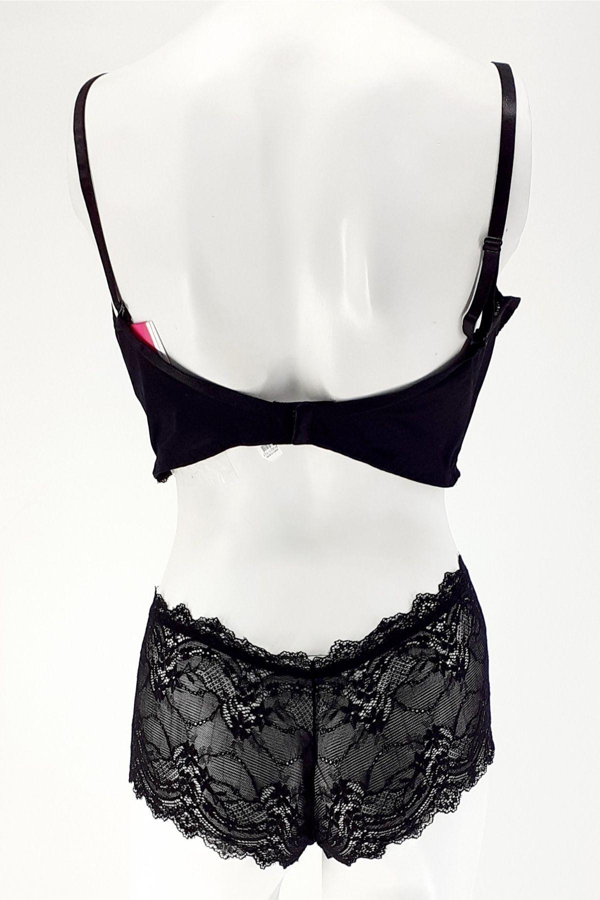 Nurteks Kadın Fantezi Destekli Sütyen ve Külot Takım