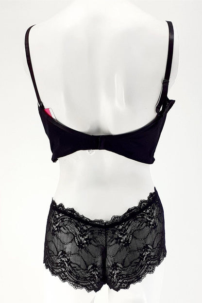 Nurteks Kadın Fantezi Destekli Sütyen ve Külot Takım