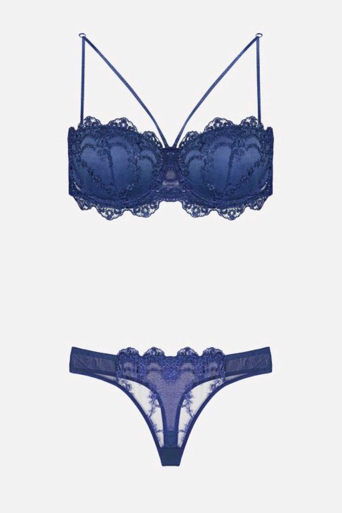 Nurteks Kadın Fantezi Destekli Sütyen ve Külot Takım