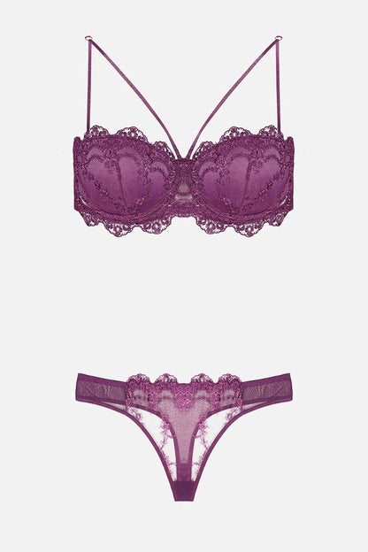 Nurteks Kadın Fantezi Destekli Sütyen ve Külot Takım