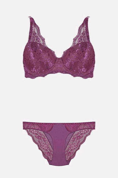 Nurteks Kadın Fantezi Desteksiz Sütyen ve Külot Takım