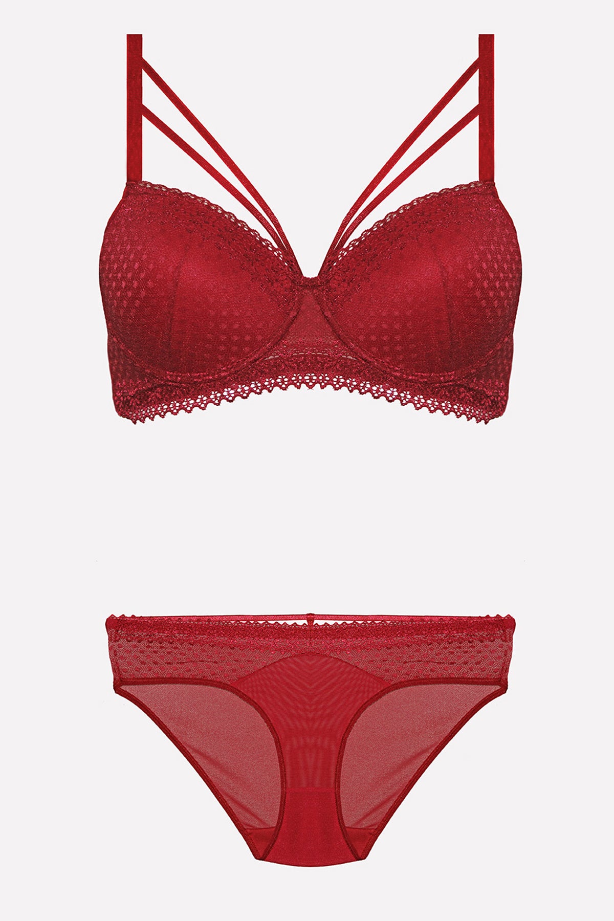 Nurteks Kadın Fantezi Desteksiz Sütyen ve Külot Takımı