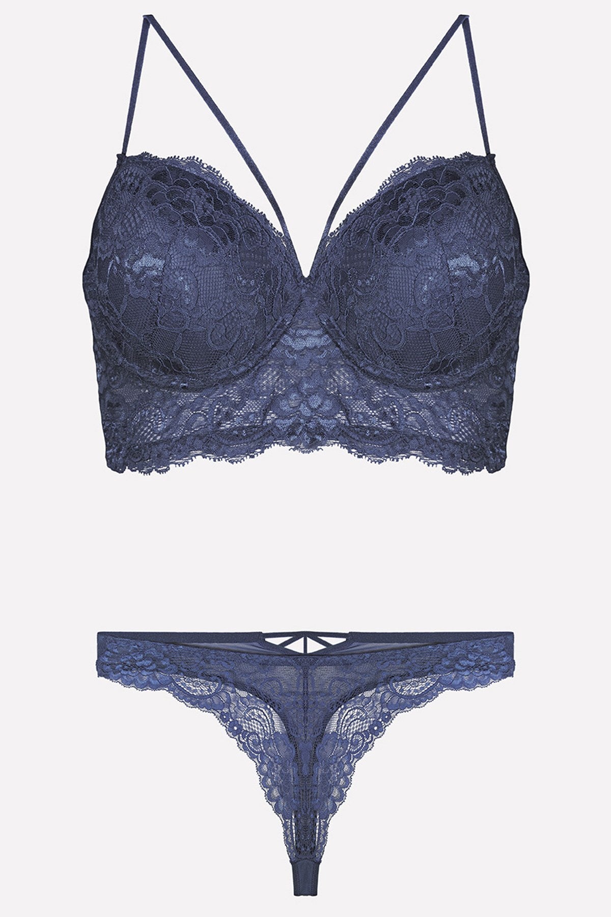 Nurteks Kadın Fantezi Desteksiz Sütyen ve Külot Takımı