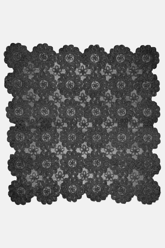 Palet Çeyiz Masa Örtüsü Fıransız Dantel 100X100Cm