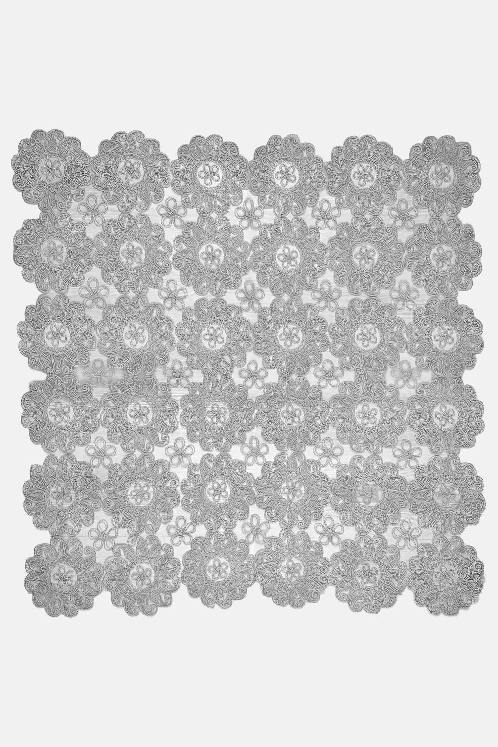 Palet Çeyiz Masa Örtüsü Fıransız Dantel 100X100Cm