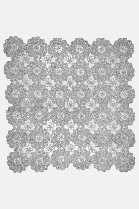 Palet Çeyiz Masa Örtüsü Fıransız Dantel 100X100Cm