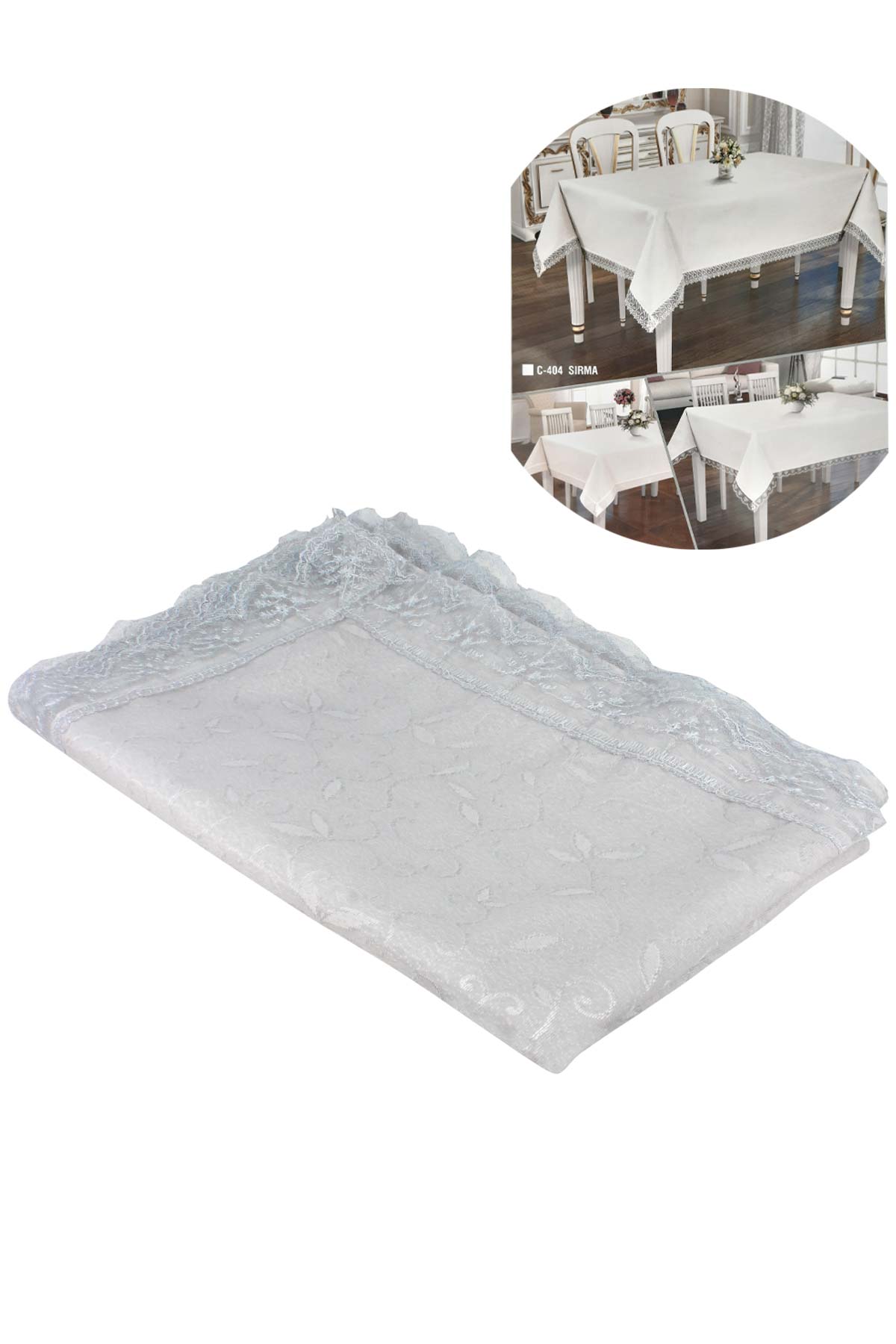 Palet Çeyiz Masa Örtüsü Kdk 160x220