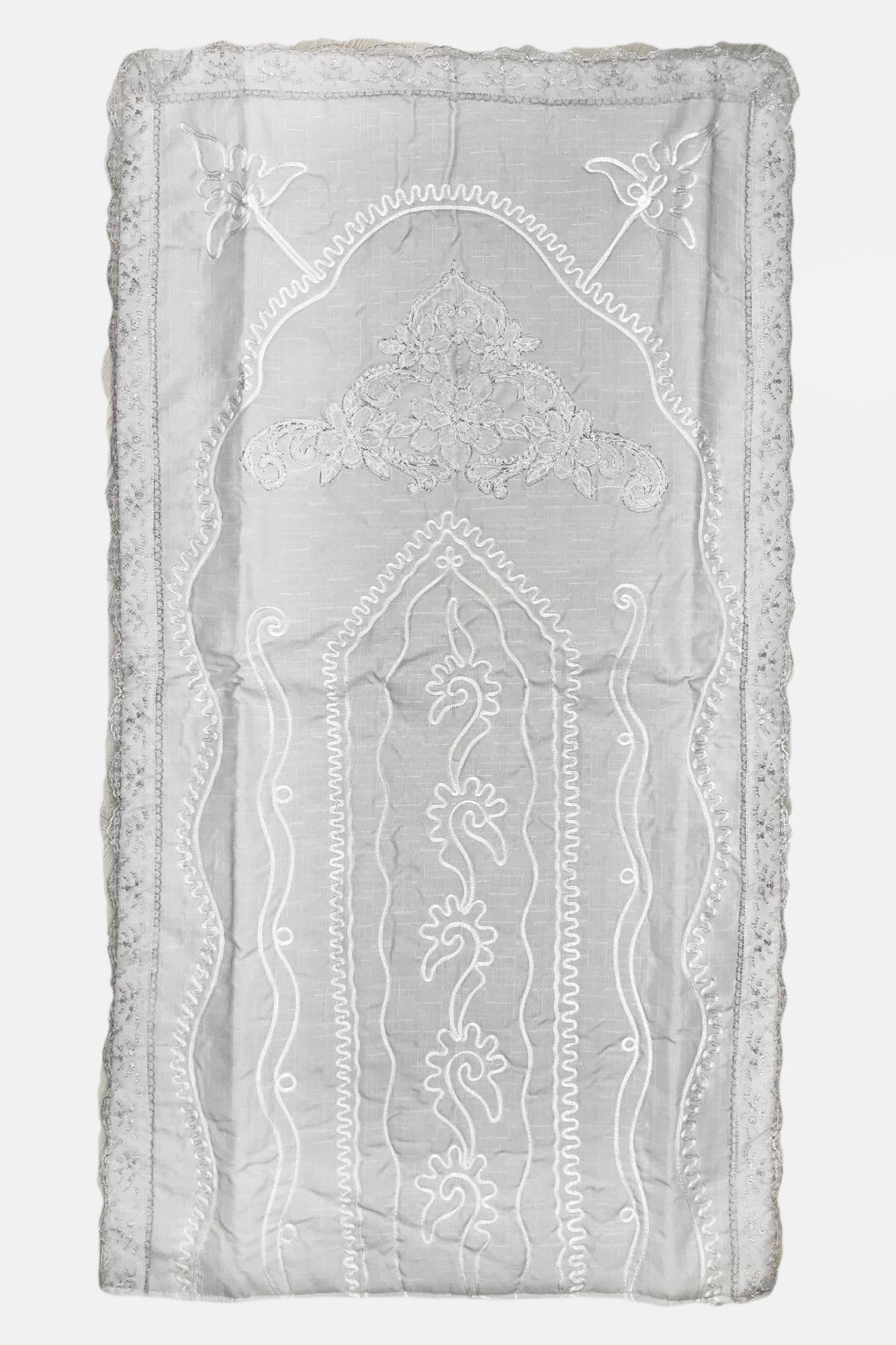 Palet Çeyiz Seccade Keten Desenli 75X130 Cm