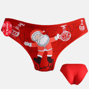 Papatya Dr Bungy Kadın Bikini Külot Yılbaşı Baskılı