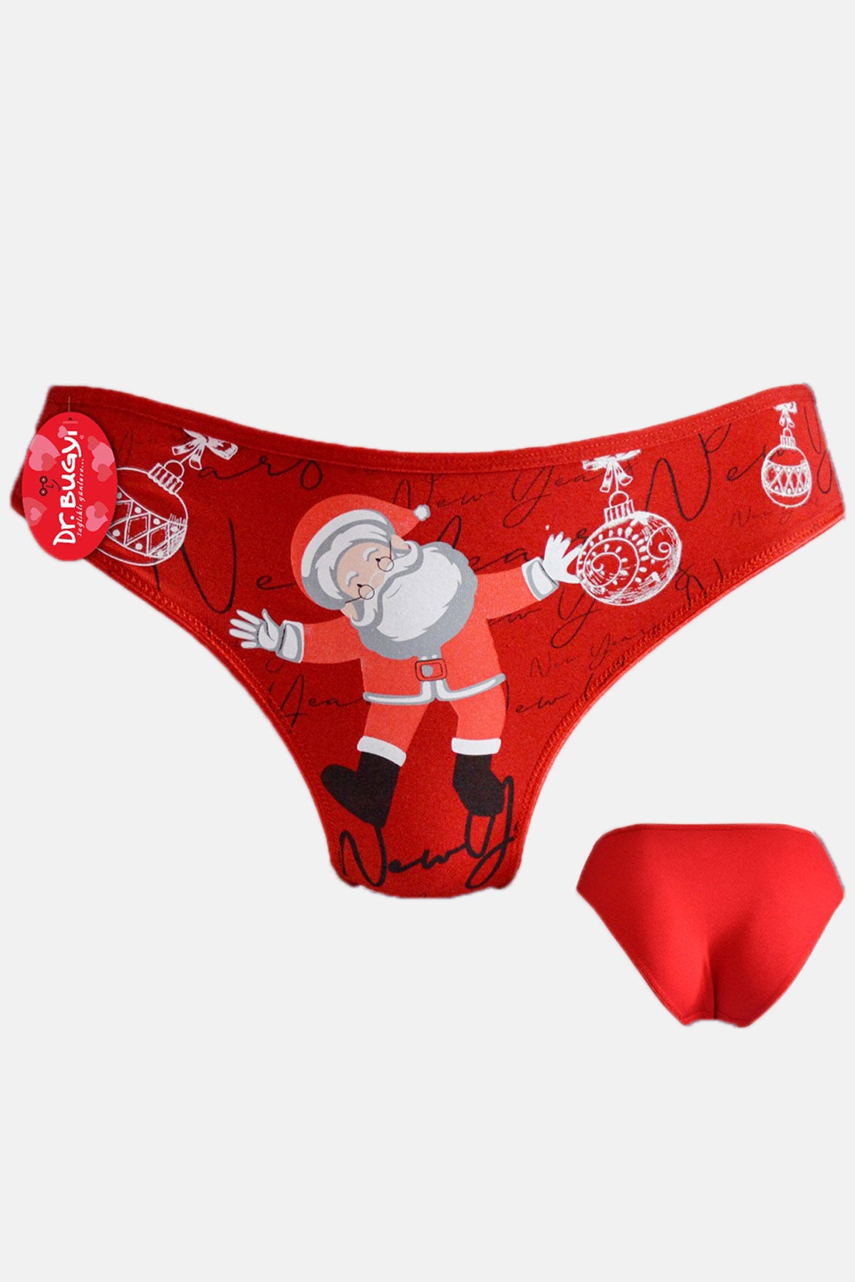 Papatya Dr Bungy Kadın Bikini Külot Yılbaşı Baskılı