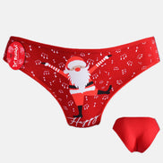 Papatya Dr Bungy Kadın Bikini Külot Yılbaşı Baskılı
