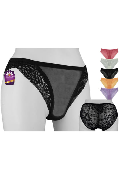 Papatya Kadın Bikini Külot Dantellli Tül