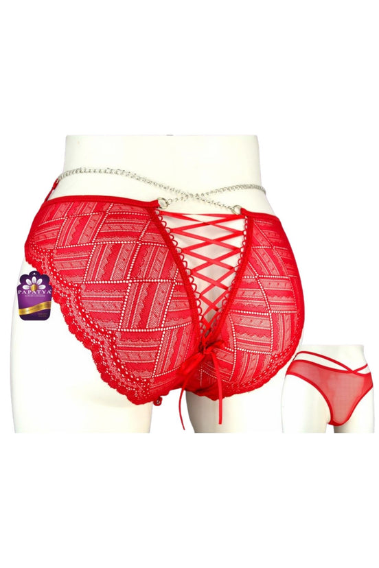 Papatya Kadın Bikini Külot Kurdele Bağlamalı