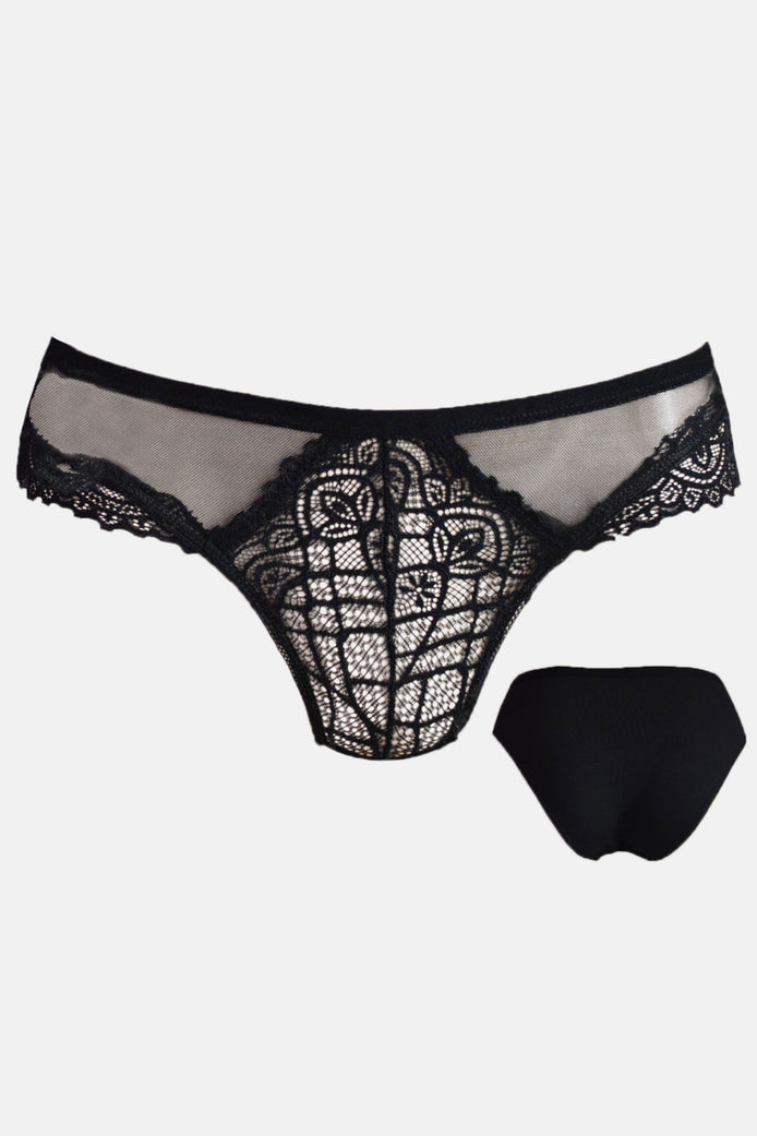 Papatya Kadın Bikini Külot Ön Orta Ve Yan Bant Arka Pamuk