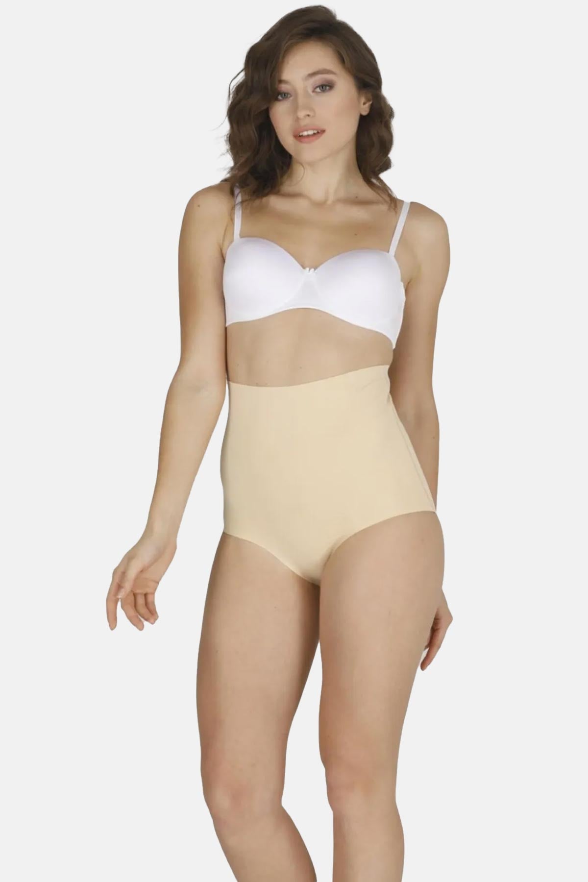 Papatya Kadın Korse Külot Yüksek Bel Lazer Kesim