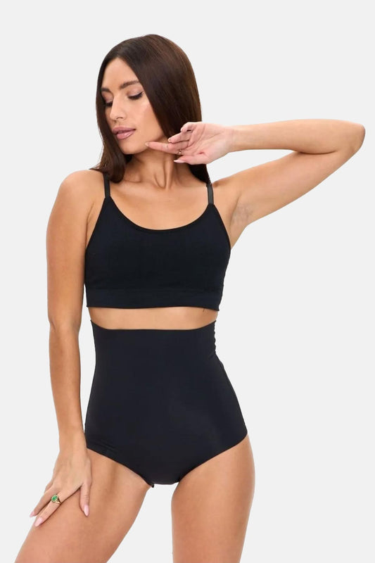 Papatya Kadın Korse Külot Yüksek Bel Lazer Kesim