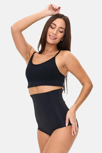 Papatya Kadın Korse Külot Yüksek Bel Lazer Kesim