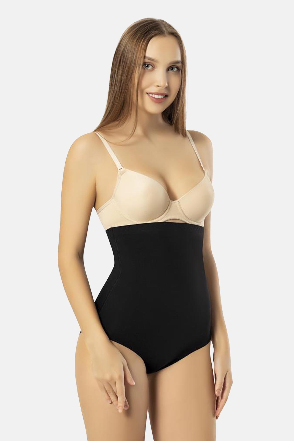 Papatya Kadın Külot Korse Yüksek Bel Slip Lazer Kesim