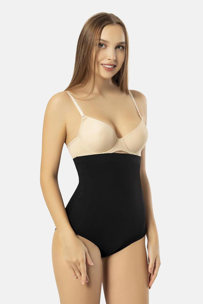 Papatya Kadın Külot Korse Yüksek Bel Slip Lazer Kesim