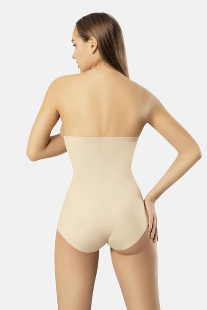 Papatya Kadın Külot Korse Yüksek Bel Slip Lazer Kesim