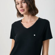Penyemood Kadın Pijama Takımı Viskon Kısa Kollu