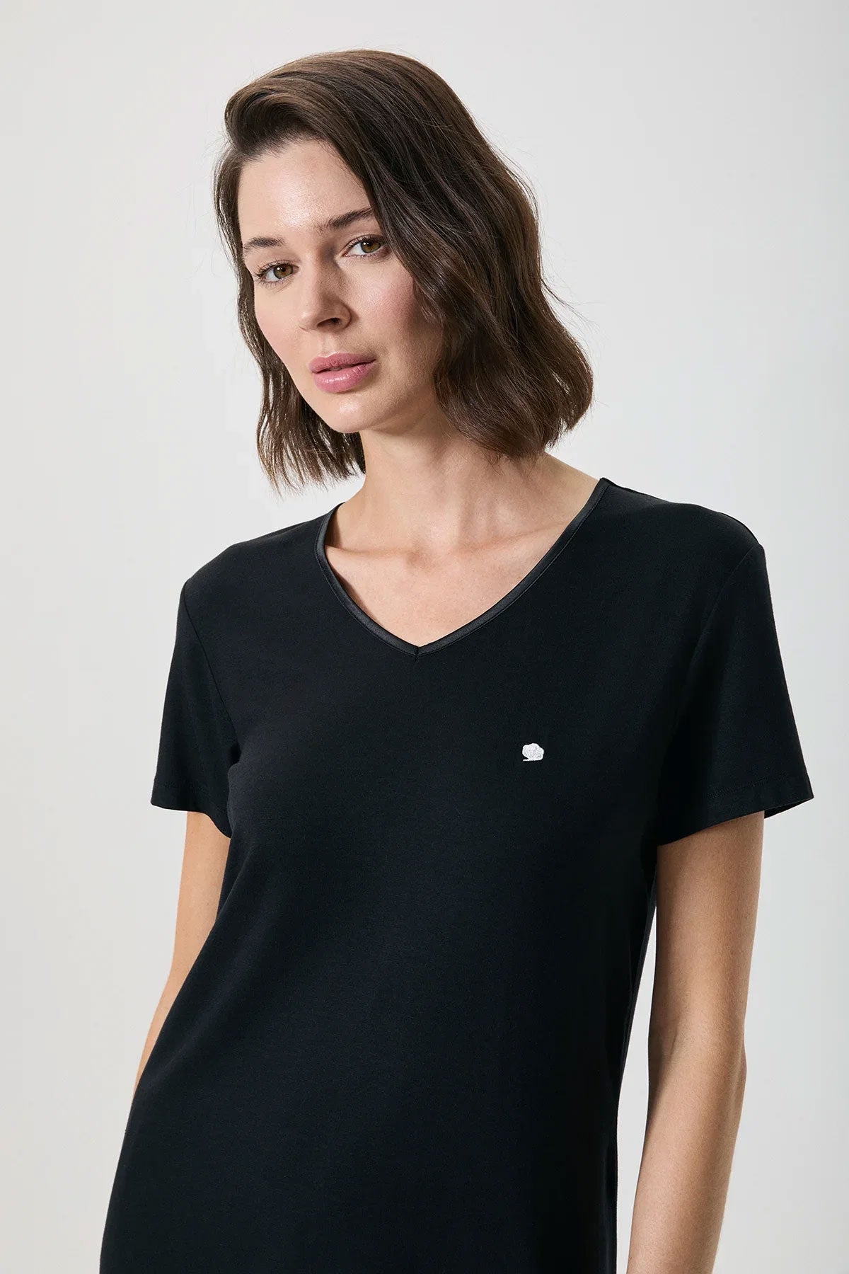 Penyemood Kadın Pijama Takımı Viskon Kısa Kollu