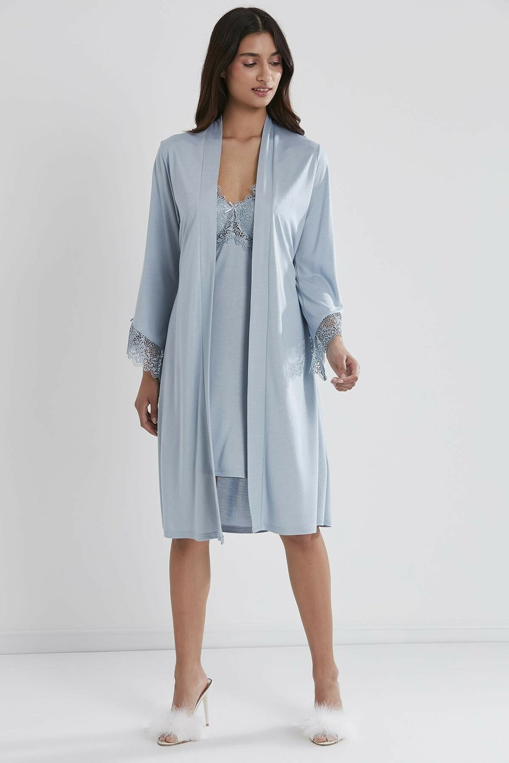 Pierre Cardin 6'lı Gecelik Çeyiz Seti Penye Kısa