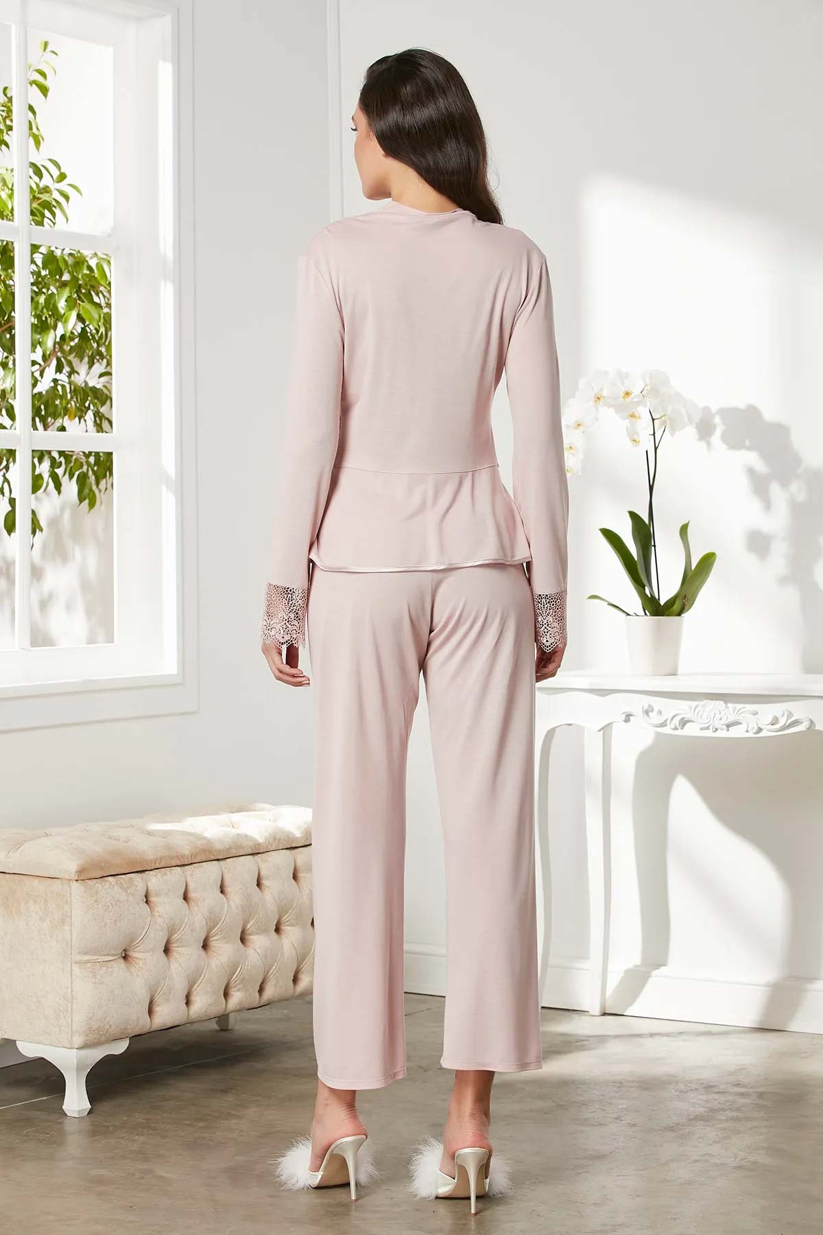 Pierre Cardin 6'lı Gecelik Çeyiz Seti Penye Kısa