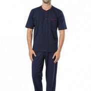 Pierre Cardin Erkek 3'lü Pijama Takımı 3 Düğmeli
