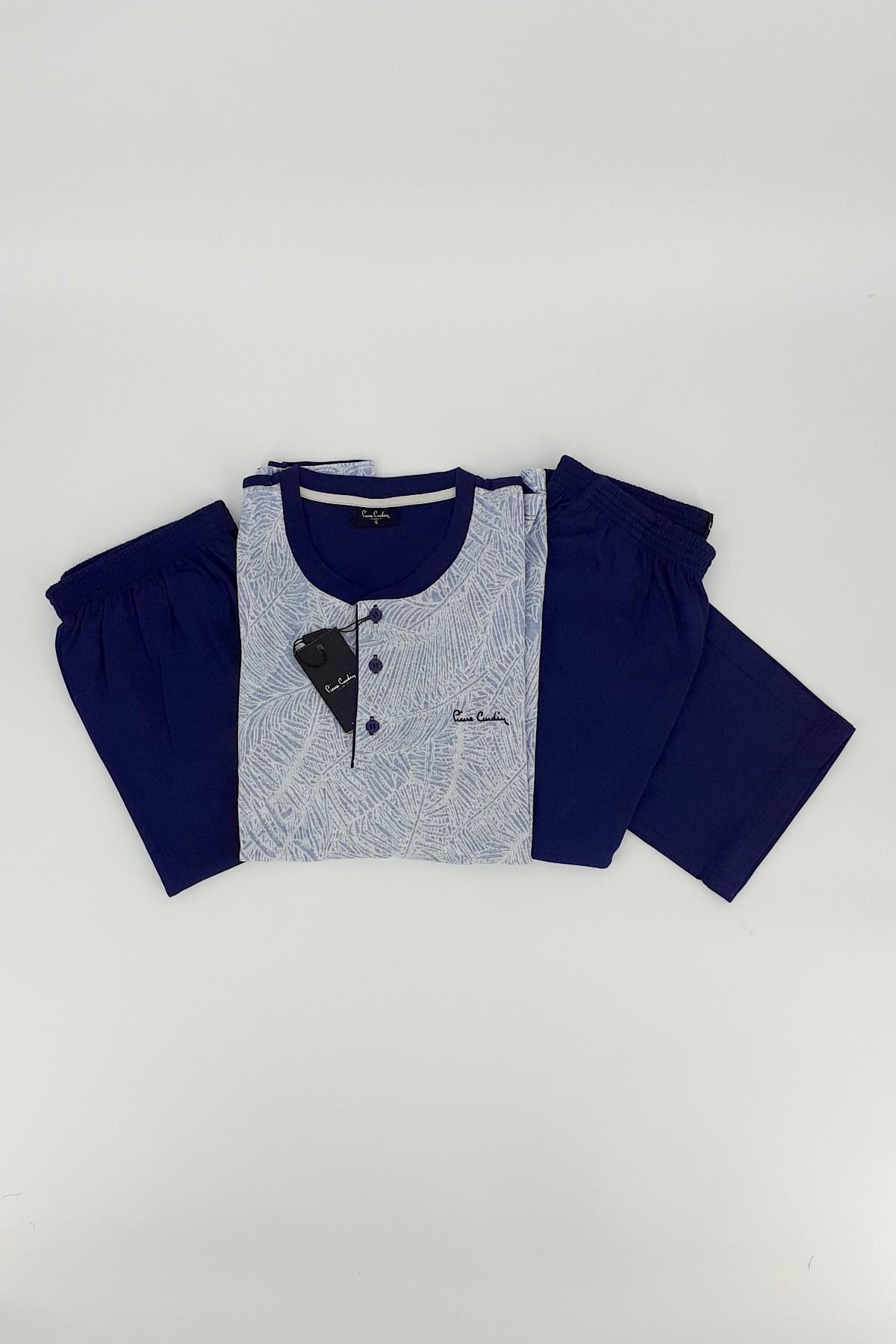 Pierre Cardin Erkek 3'lü Pijama Takımı Jakarlı