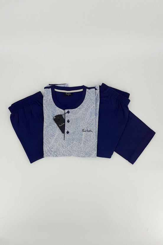 Pierre Cardin Erkek 3'lü Pijama Takımı Jakarlı
