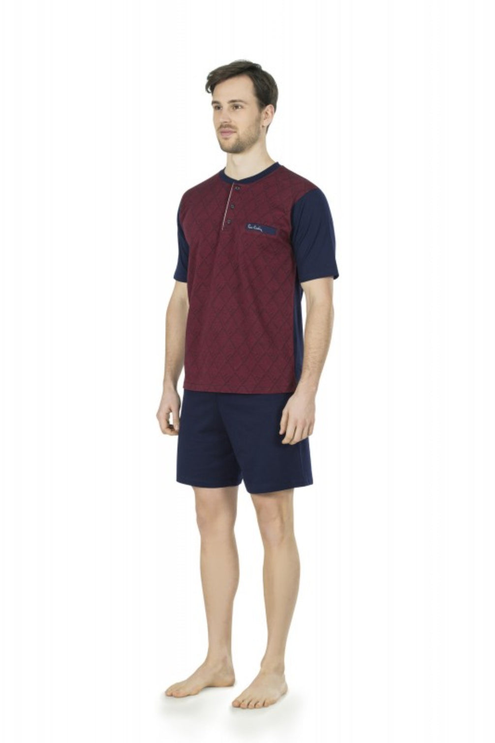 Pierre Cardin Erkek Çeyizlik 3'lü Pijama Takımı Jakarlı