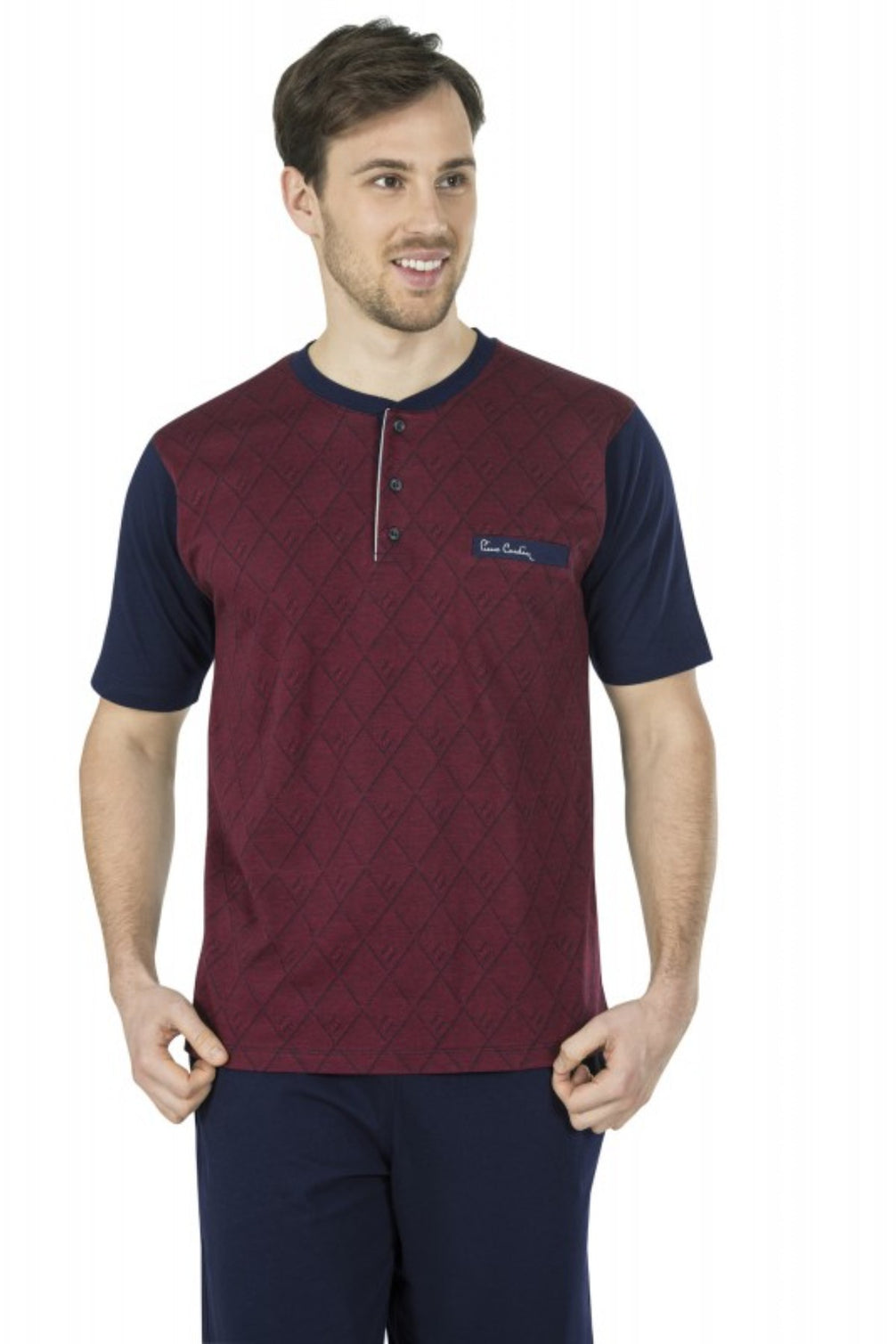 Pierre Cardin Erkek Çeyizlik 3'lü Pijama Takımı Jakarlı
