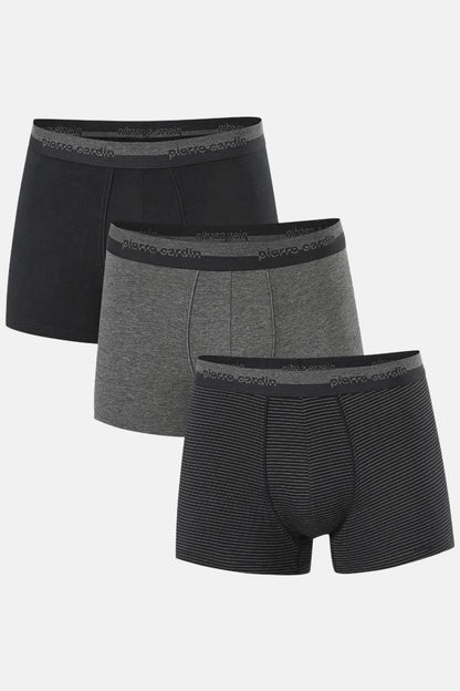 Pierre Cardin Erkek Modal 3'lü Stretch Boxer