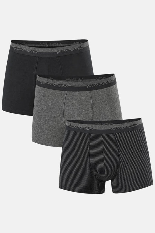 Pierre Cardin Erkek Modal 3'lü Stretch Boxer