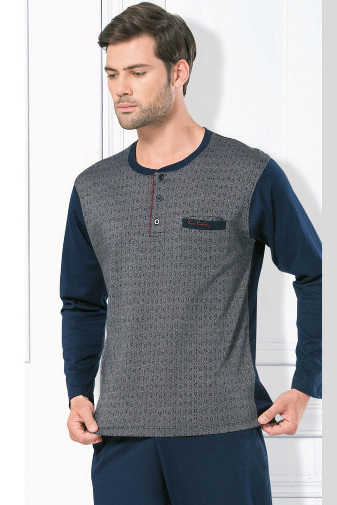 Pierre Cardin Erkek Pijama Takımı Jakarlı